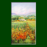 Luce nei papaveri olio su tela cm. 80x60 anno 2002 collezione privata 