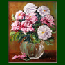 tris, calle,,girasoli,rose olio su tavola cm 80x20 anno 2004 collezione privata