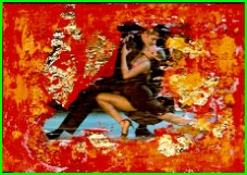 Eppur solo un tango...una follia per me!!! MAIL ART N. 3 DI N. 3 PER EVENTO - settembre 2008 - tecnica mista 
