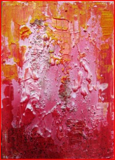 Evolution I� - dim. 21x29,7 - tecnica mista su cartone teso - anno 2009 - spediz. mail art